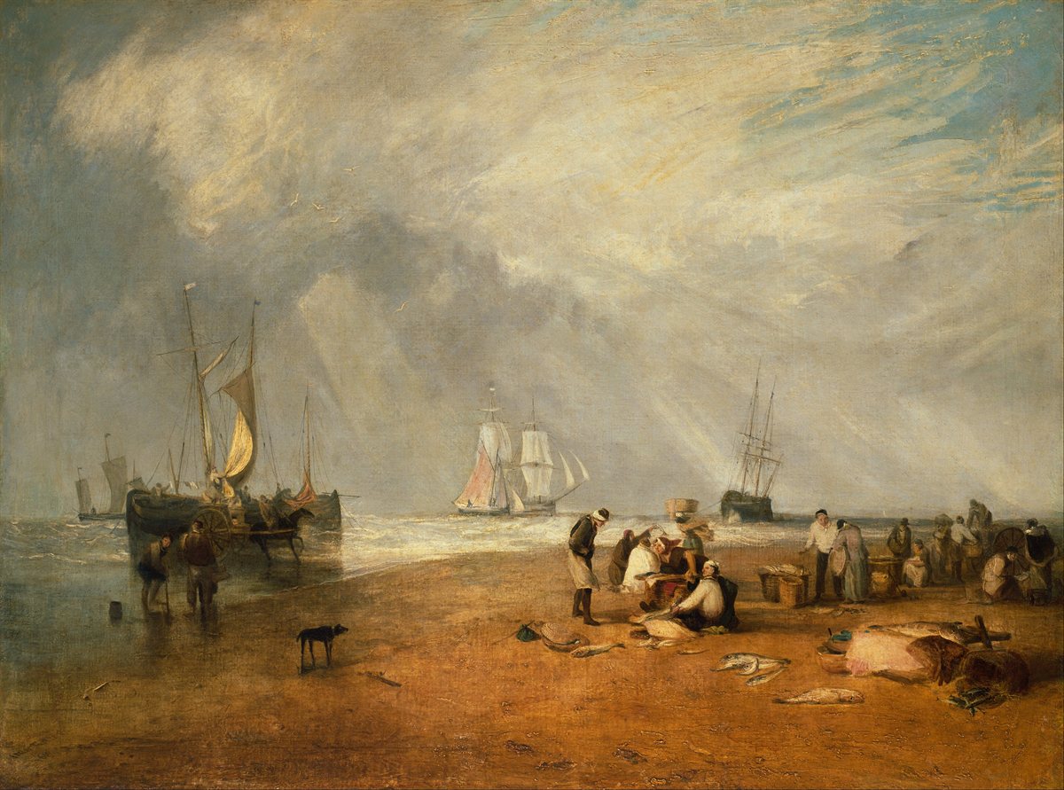 El Mercado de Pescado en la Playa de Hastings
